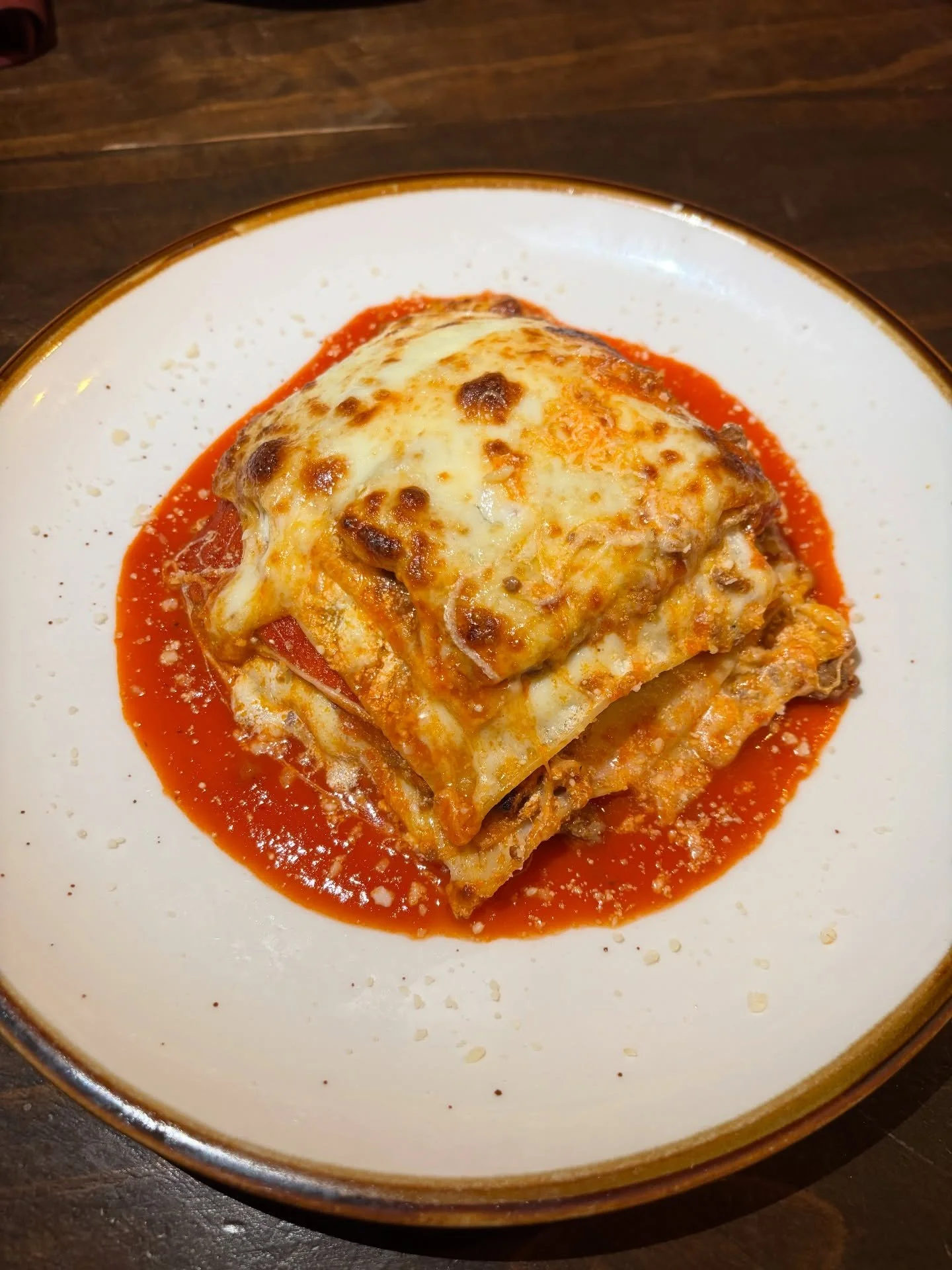 Cheesey, Saucy and Baked to Perfection Frankies Lasagna!