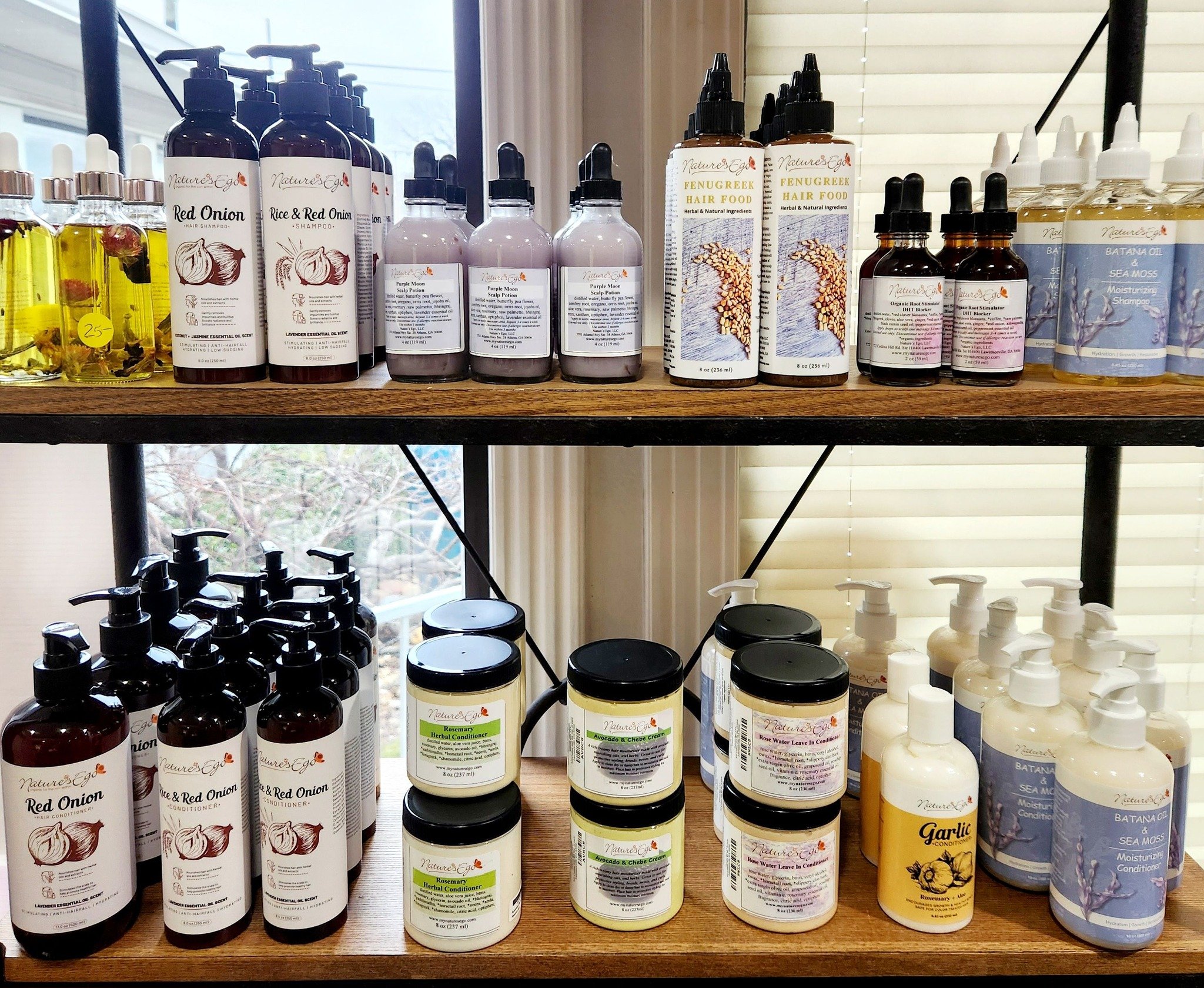 🌿We just received our first order of all natural hair growth products ✨️ 
here at Fountain of Youth Day Spa &amp; Salon 
This stuff is amazing and has helped my hair come back to life, my hair is softer, shiny and is no longer falling out, in one mo