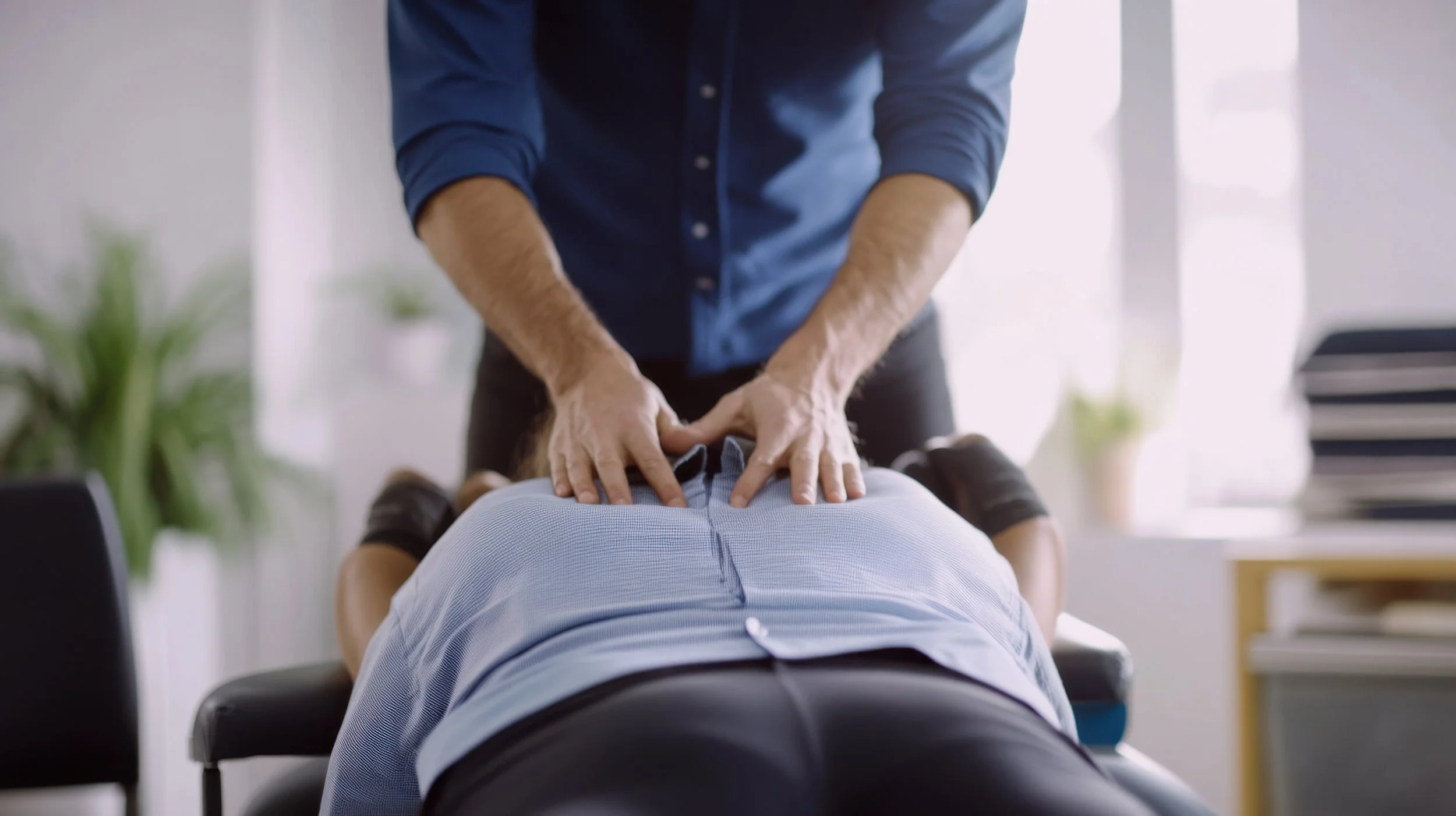 patient receiving chiropractic adjustment