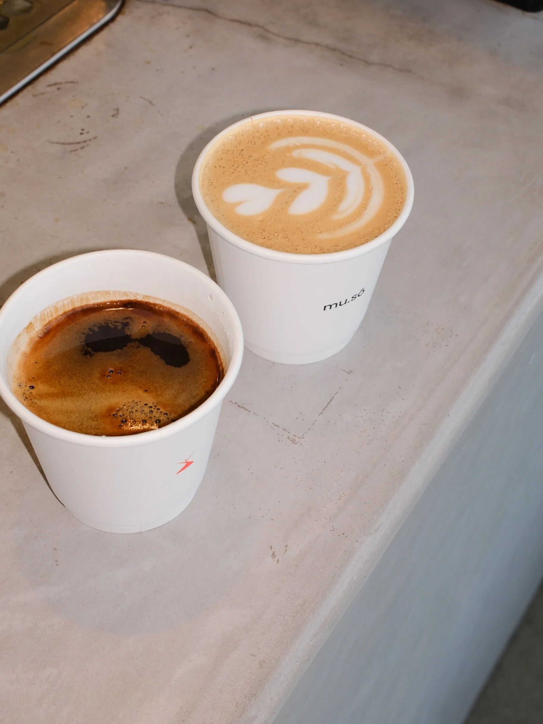 starting the day with a fresh shot of espresso and making it a good one.

we don't say it enough sometimes although we should - we really care about every cup we serve, from the beans we choose to the way they're roasted and brewed. when we serve cof