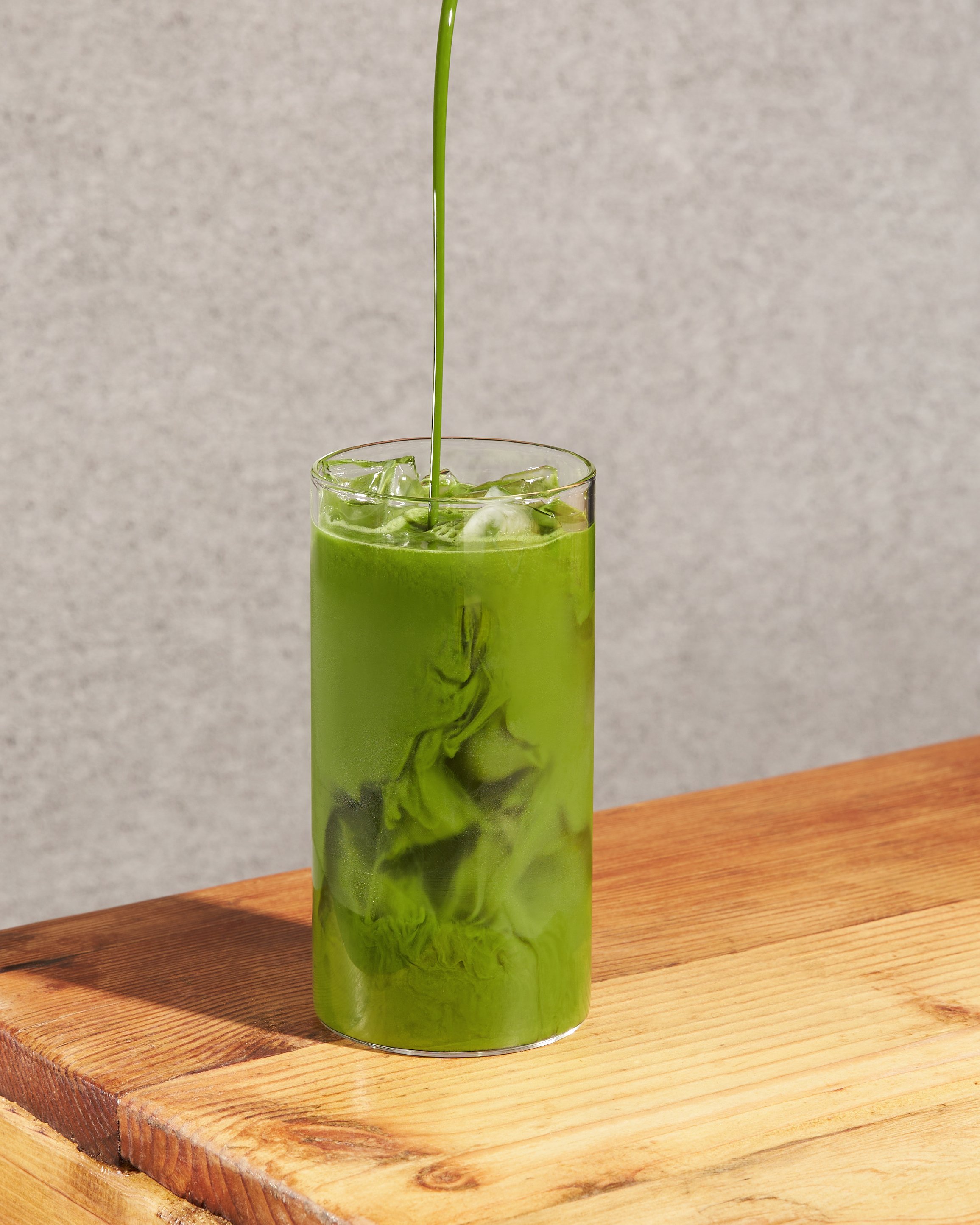 mu.sō west adams best new specialty coffee shop in los angeles with trendy, aesthetic, and instagrammable vibes - iced ceremonial grade japanese matcha