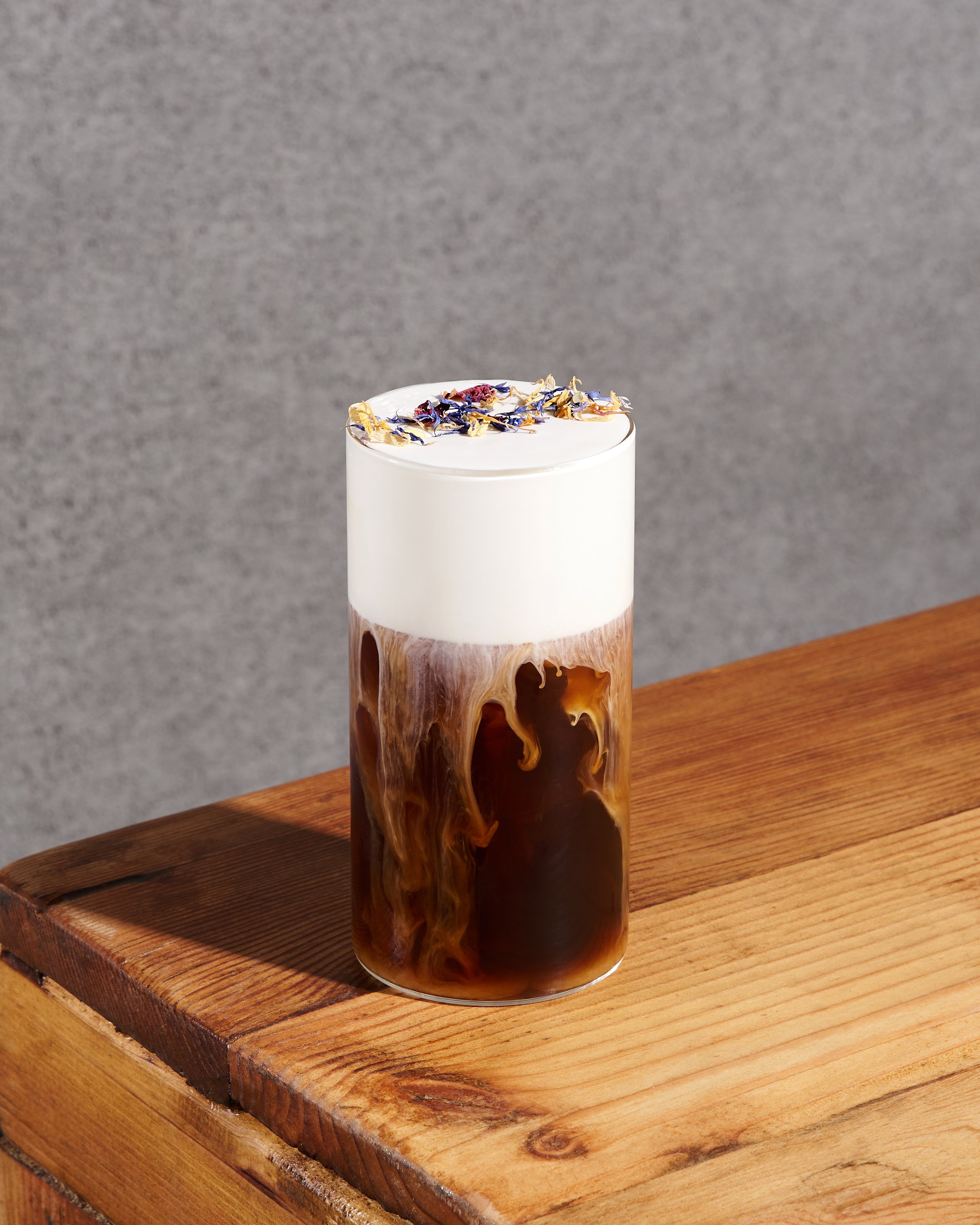 iced americano lavender cream top
