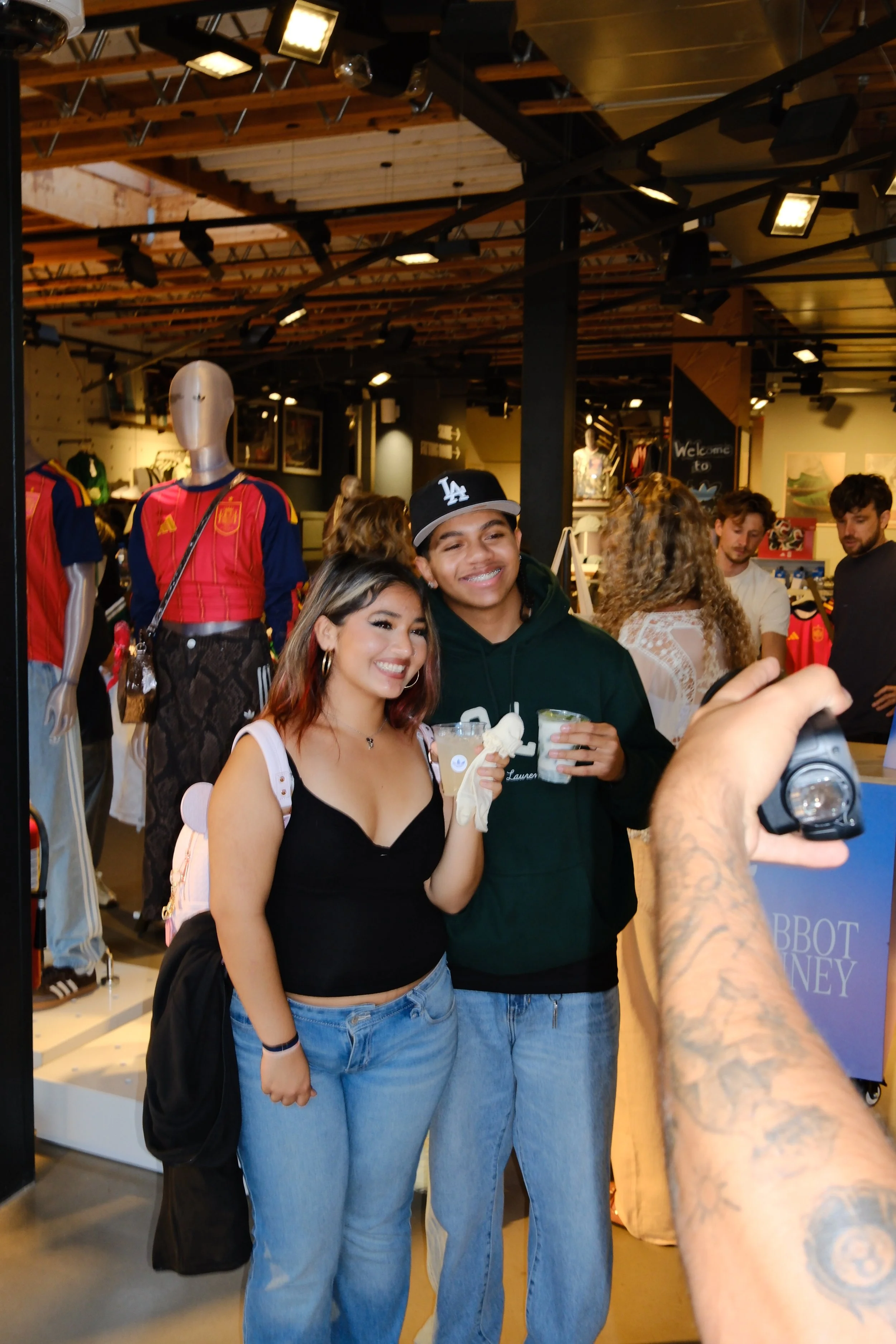 DSCF8578 mu.sō muso 2026 07.03 adidas originals abbot kinney pop up cream top special iced matcha latte event matcha mocha latte best trendy coffee shop ceremonial matcha in west adams culver city los angeles must visit.JPG