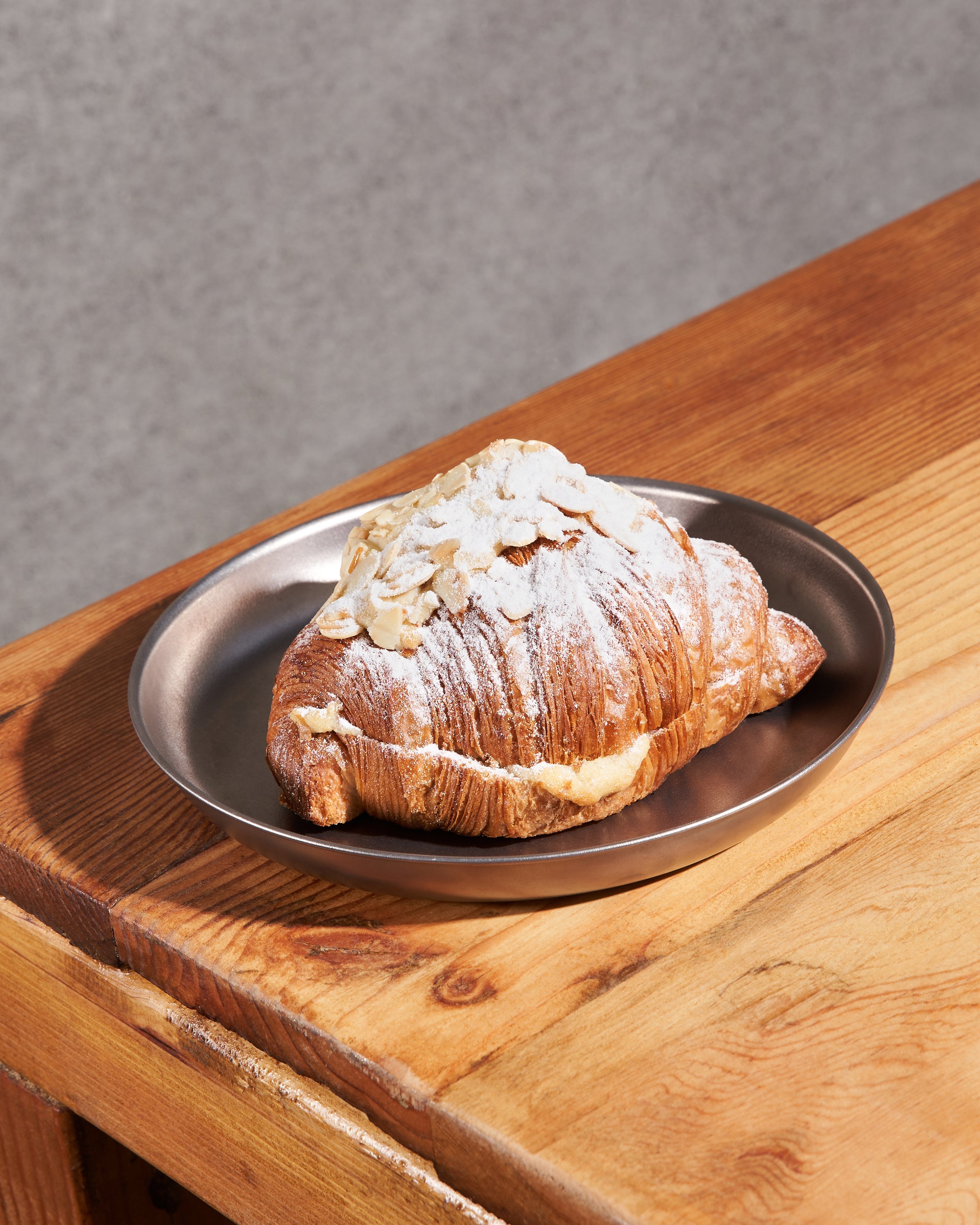 almond croissant & other fresh pastries