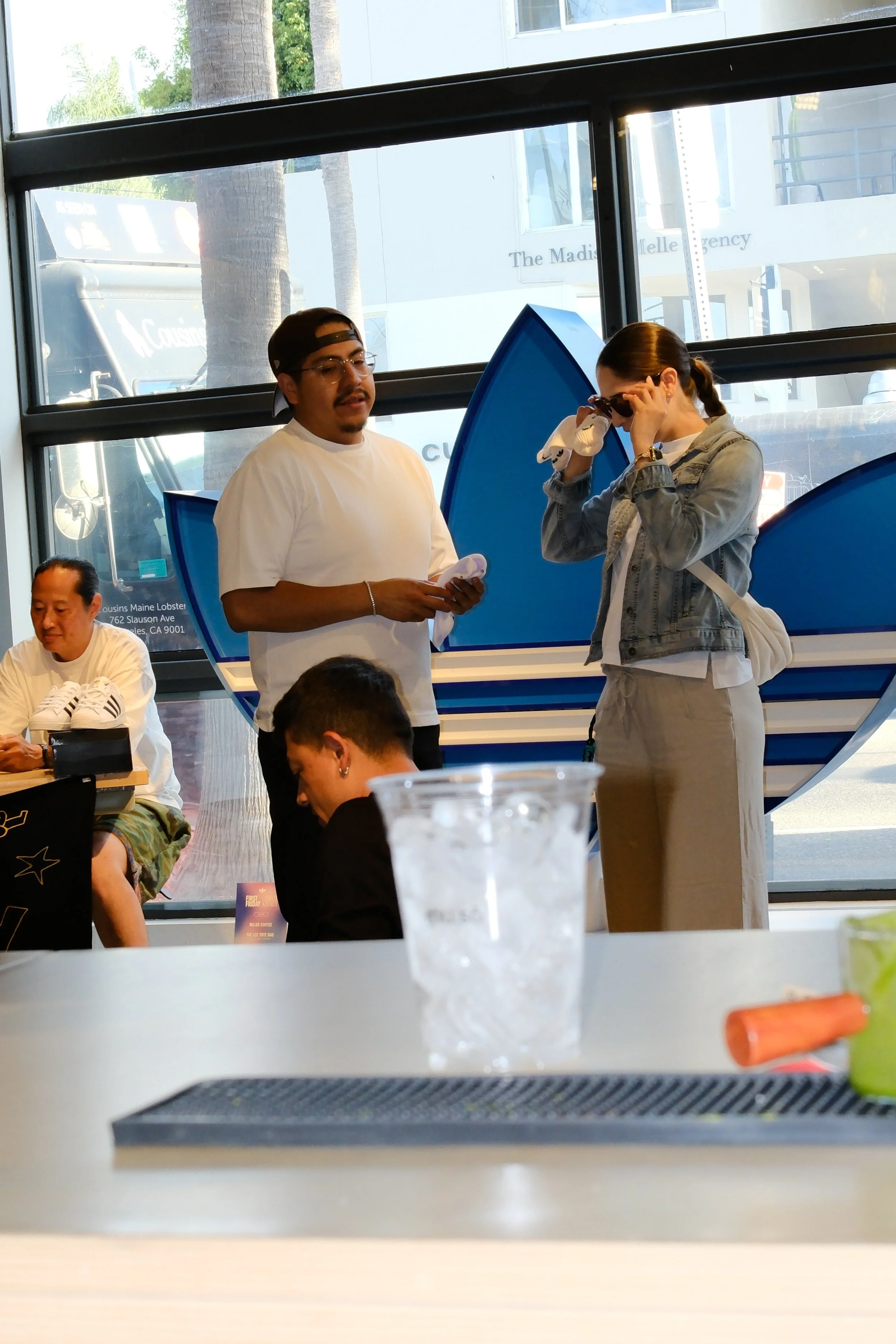 DSCF8601 mu.sō muso 2026 07.03 adidas originals abbot kinney pop up cream top special iced matcha latte event matcha mocha latte best trendy coffee shop ceremonial matcha in west adams culver city los angeles must visit.JPG