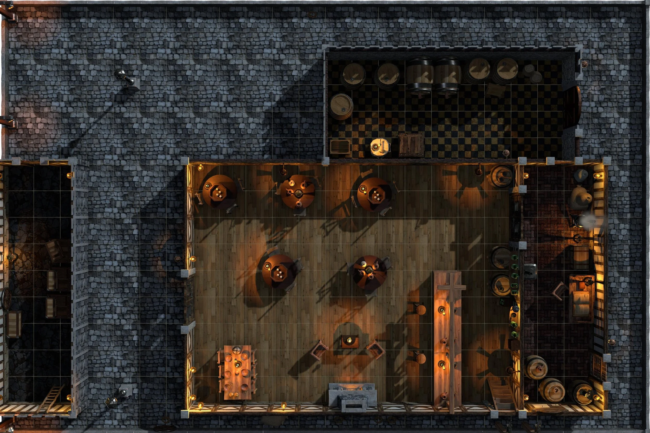 The Bull & Finch Pub- Nighttime