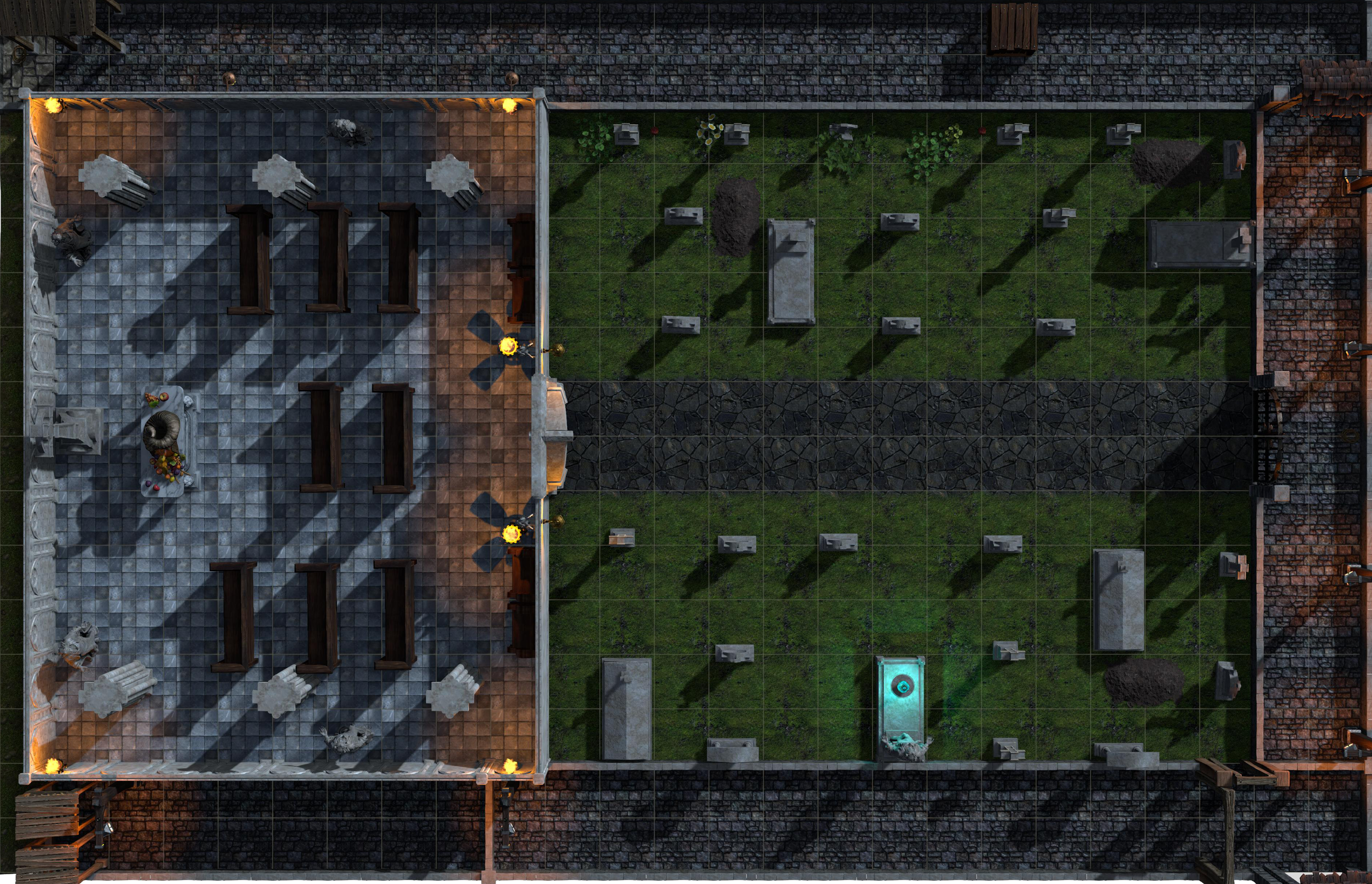 St. Dismas Chapel - Nighttime