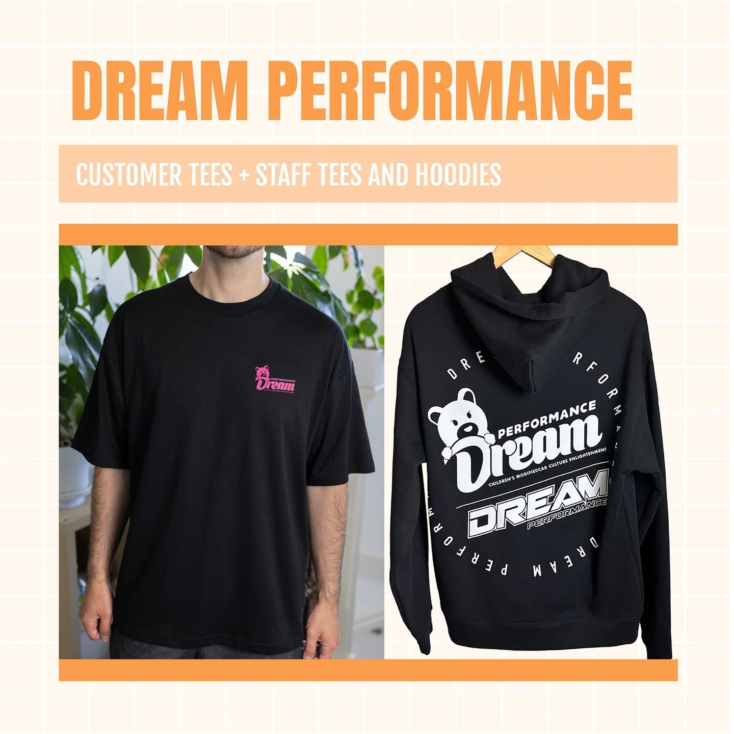 🐡 A car lovers paradise. Merch and staff hoodies for the folks at @dreamperformanceau 🐡 

#smallbusinessmelbourne #customtees #customhoodies #dtfmelbourne #brandingmelbourne