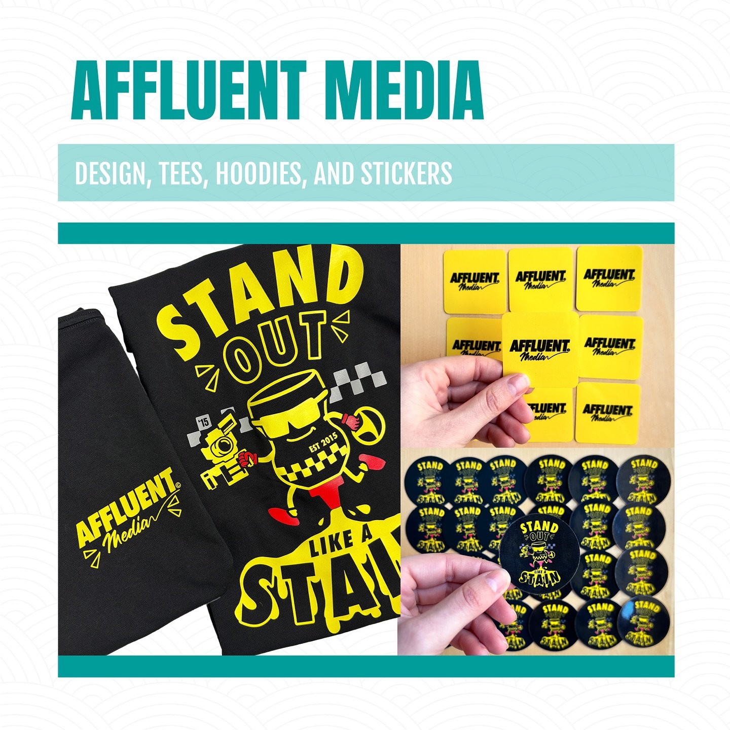 🐡 Over the course of a few months, we&rsquo;ve been working with @affluent_media creating multiple products, from a fresh design to the end product of tees, hoodies, a weatherproof jacket, stickers, and even kids hoodies. Check these out! 🐡

#small