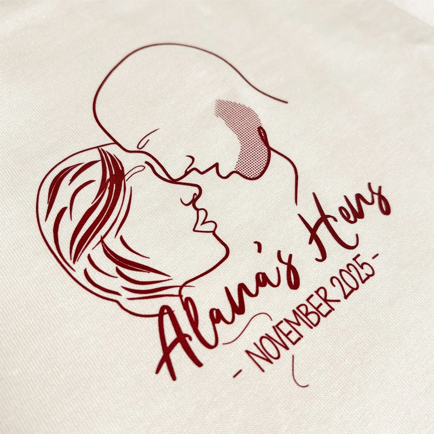 🐡 This lovely client wanted custom tees for her Hen&rsquo;s Night! She came to us with her own design, and tees. These came out fantastic! Wishing Alana a happy hen&rsquo;s and of course a very happy wedding! 🐡

#hensnight #hensnighttees #customtee