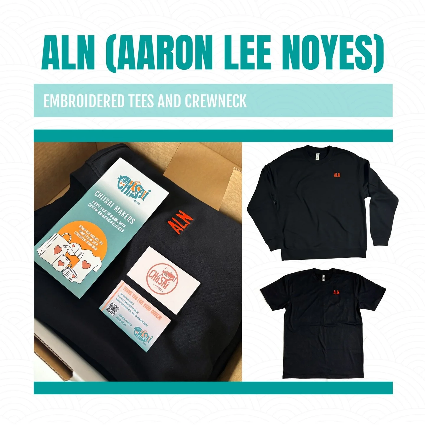 🐡 Super proud of these beautifully embroidered tees and crewneck for the supremely talented @aaron_lee_noyes 🐡

#embroidery #brandingmelbourne #melbourne #smallbusiness #customtees #filmmaking #smallbusinessmelbourne #emroideredtees