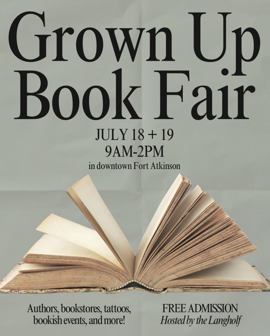 Grown Up Book Fair