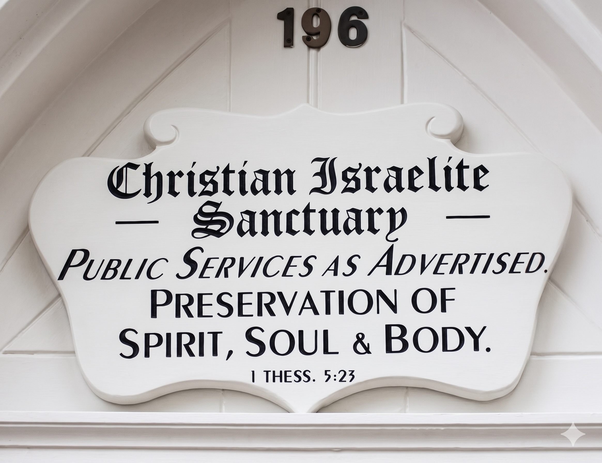 Christian Israelite Church Sydney Sign