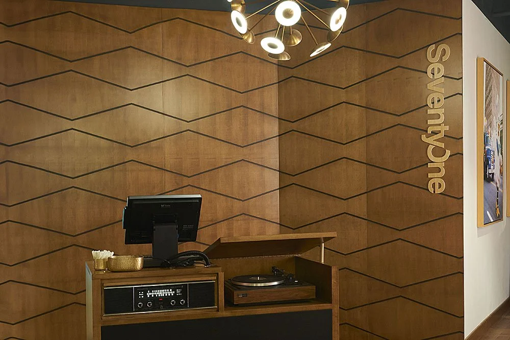 Kirsten Hepburn Photography Snowbird Restaurant 71 entry interior design and architecture by GSBS