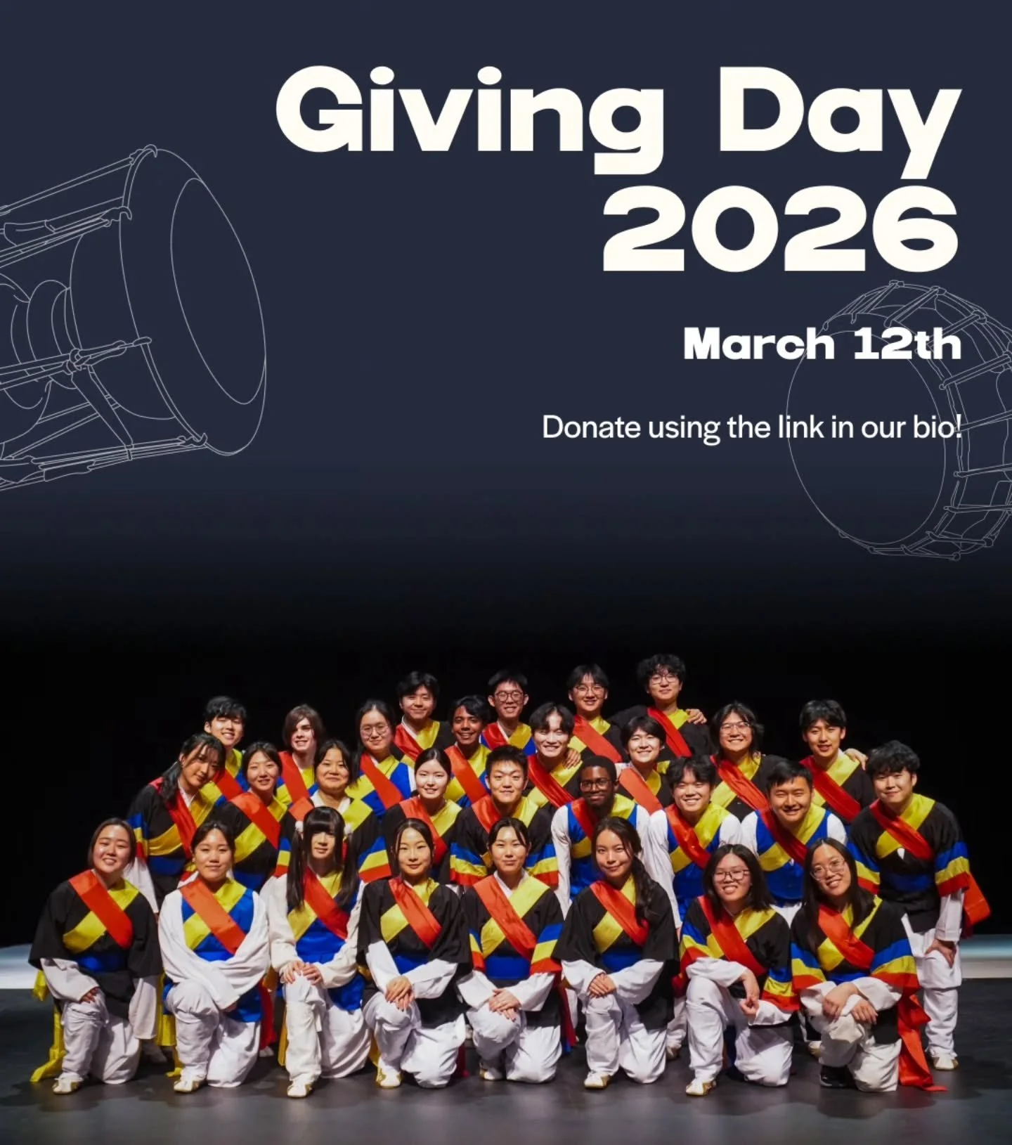 🎉 Giving Day 2026 is here! Please help support Shimtah at Cornell by donating using the link in our bio! 🎉

Donations help fund practices and performances, please make sure to donate to help us bring our music across campus!