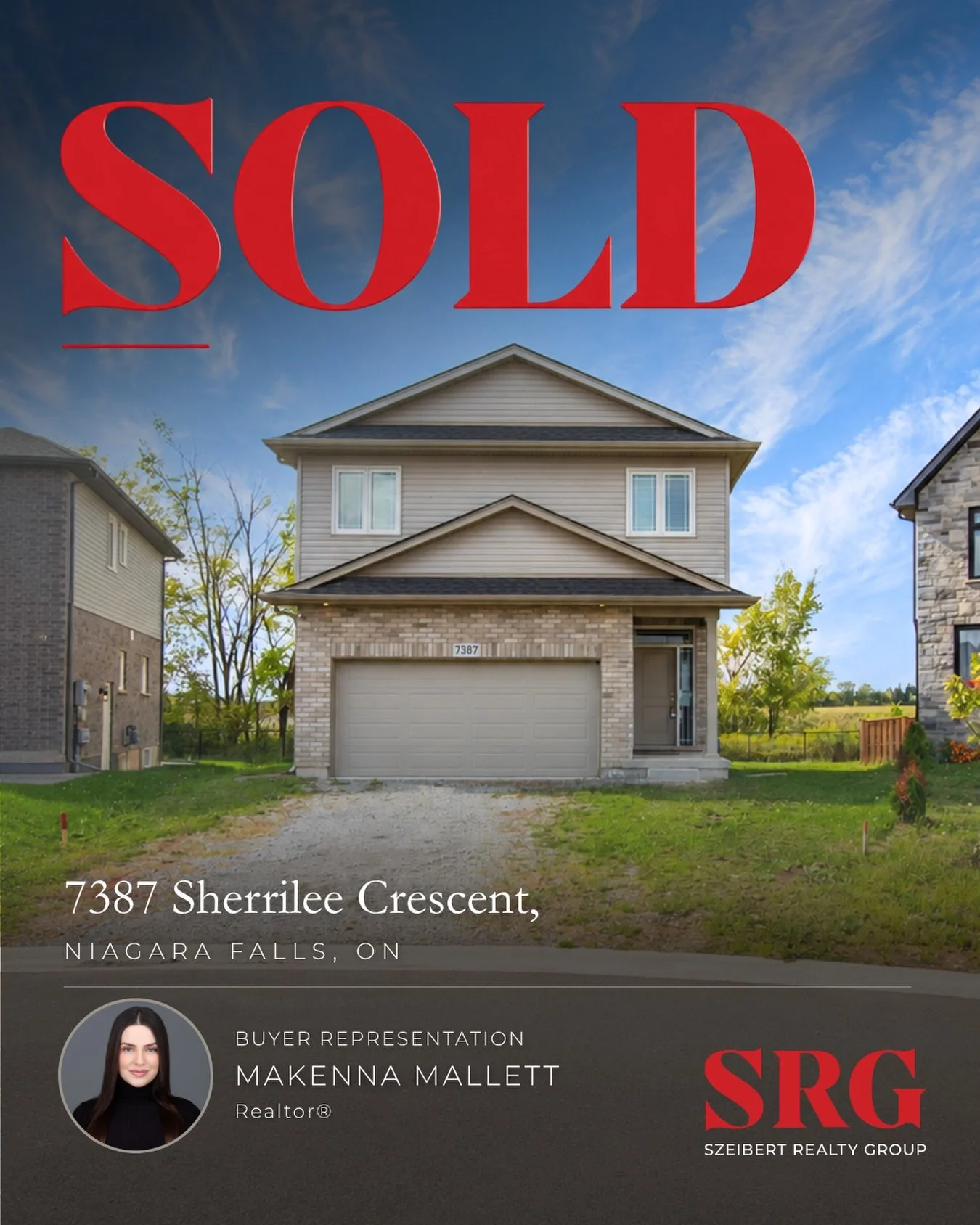 ⁣

𝐒𝐎𝐋𝐃 | 𝐁𝐮𝐲𝐞𝐫 𝐑𝐞𝐩𝐫𝐞𝐬𝐞𝐧𝐭𝐚𝐭𝐢𝐨𝐧⁣⁣⁣
⁣⁣
Congratulations to our clients and @realtormakenna on the purchase of 7387 Sherrilee Crescent in Niagara Falls. ⁣
⁣
Thank you to our clients for choosing Szeibert Realty Group. It was a priv