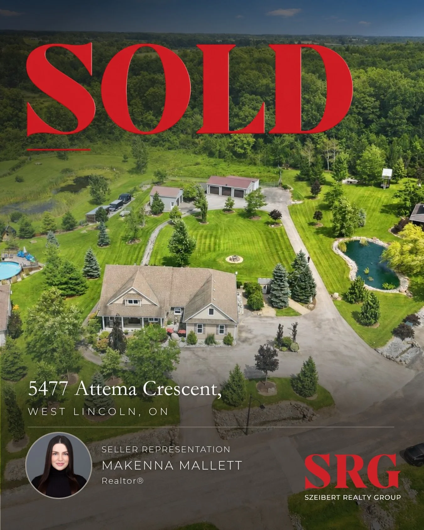 ⁣

𝐒𝐎𝐋𝐃 | 𝐒𝐞𝐥𝐥𝐞𝐫 𝐑𝐞𝐩𝐫𝐞𝐬𝐞𝐧𝐭𝐚𝐭𝐢𝐨𝐧⁣
⁣⁣
Congratulations to our clients and @realtormakenna on the successful sale of 5477 Attema Crescent in West Lincoln.⁣⁣
⁣
Thank you to our clients for choosing Szeibert Realty Group. It was a p