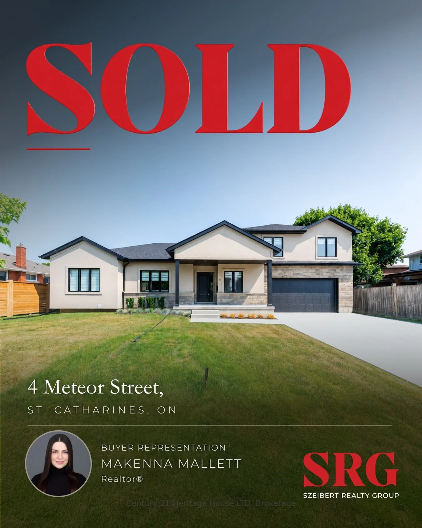 ⁣

𝐒𝐎𝐋𝐃 | 𝐁𝐮𝐲𝐞𝐫 𝐑𝐞𝐩𝐫𝐞𝐬𝐞𝐧𝐭𝐚𝐭𝐢𝐨𝐧⁣⁣⁣
⁣⁣
Congratulations to our clients and&nbsp;@realtormakenna on the purchase of 4 Meteor Street in St. Catharines. ⁣
⁣
Thank you to our clients for choosing Szeibert Realty Group. It was a privil