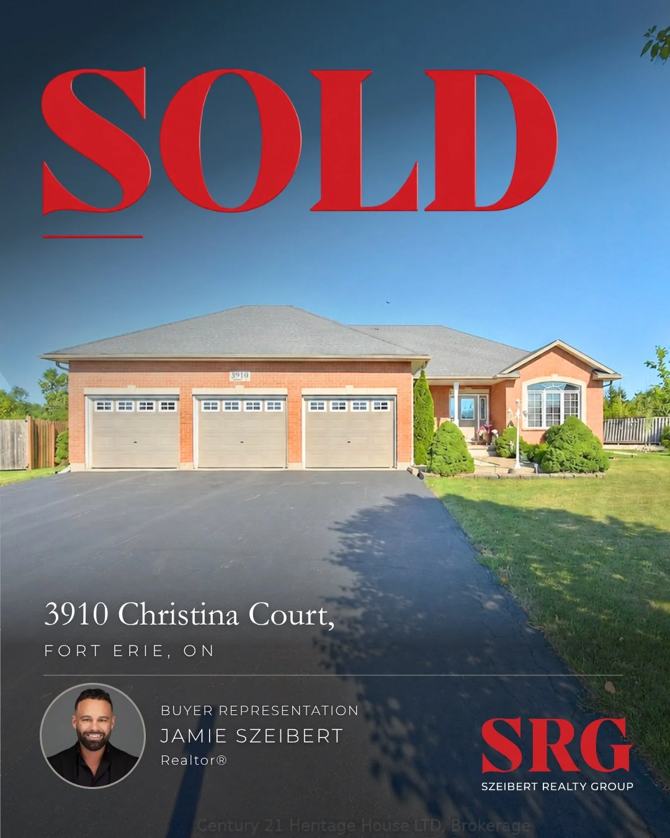 ⁣

𝐒𝐎𝐋𝐃 | 𝐁𝐮𝐲𝐞𝐫 𝐑𝐞𝐩𝐫𝐞𝐬𝐞𝐧𝐭𝐚𝐭𝐢𝐨𝐧⁣⁣⁣
⁣⁣
Congratulations to our clients on the purchase of 3910 Christina Court in Fort Erie. ⁣
⁣
Thank you to our clients for choosing Szeibert Realty Group. It was a privilege to represent you, and