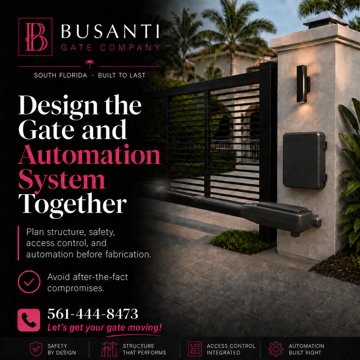 Gate Design and Automation: Why They Should Be Planned Together | Busanti Gate Company