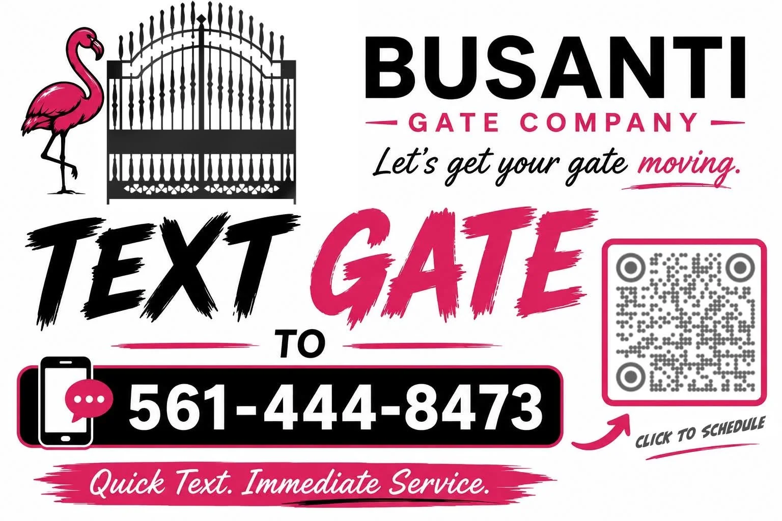 Automated estate gate at an equestrian property in Palm Beach County, Florida