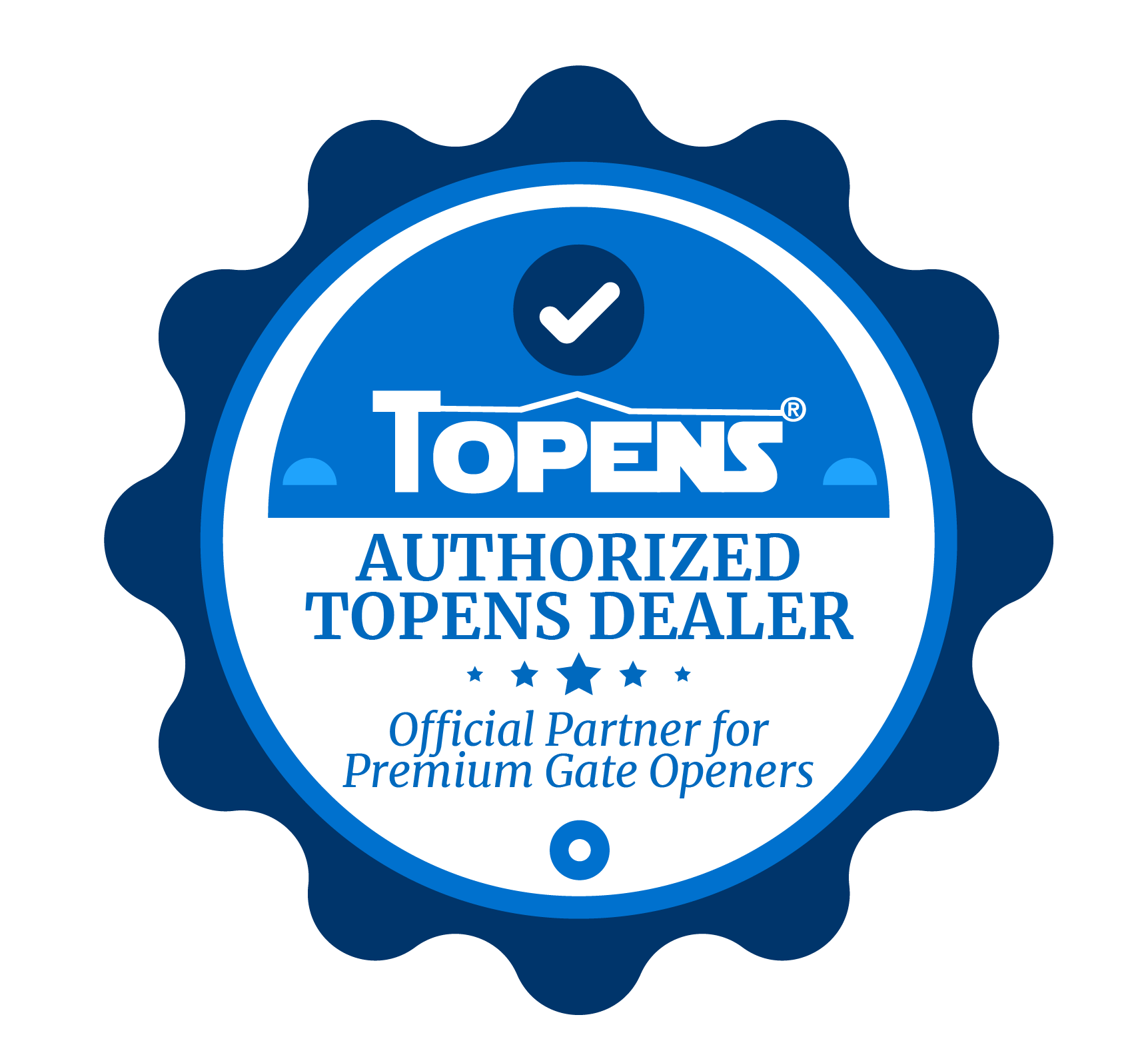 Busanti Gate Company is an Authorized Topens Dealer