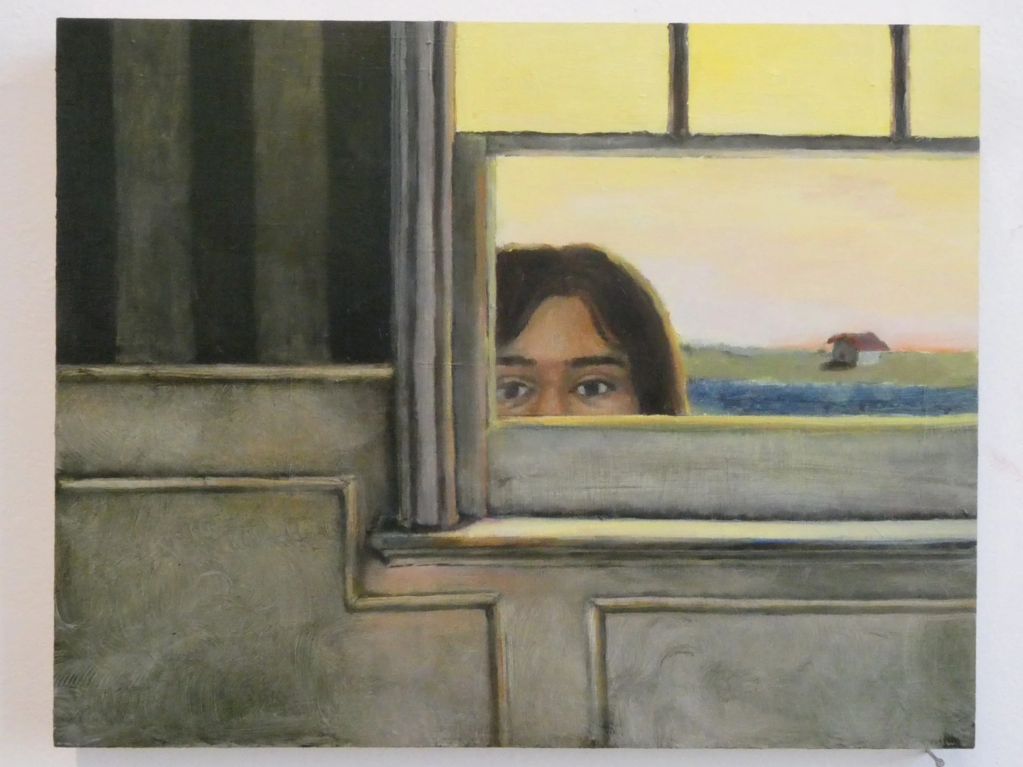 Houses Without Curtains, 2026, oil on panel, 11 x 14 in