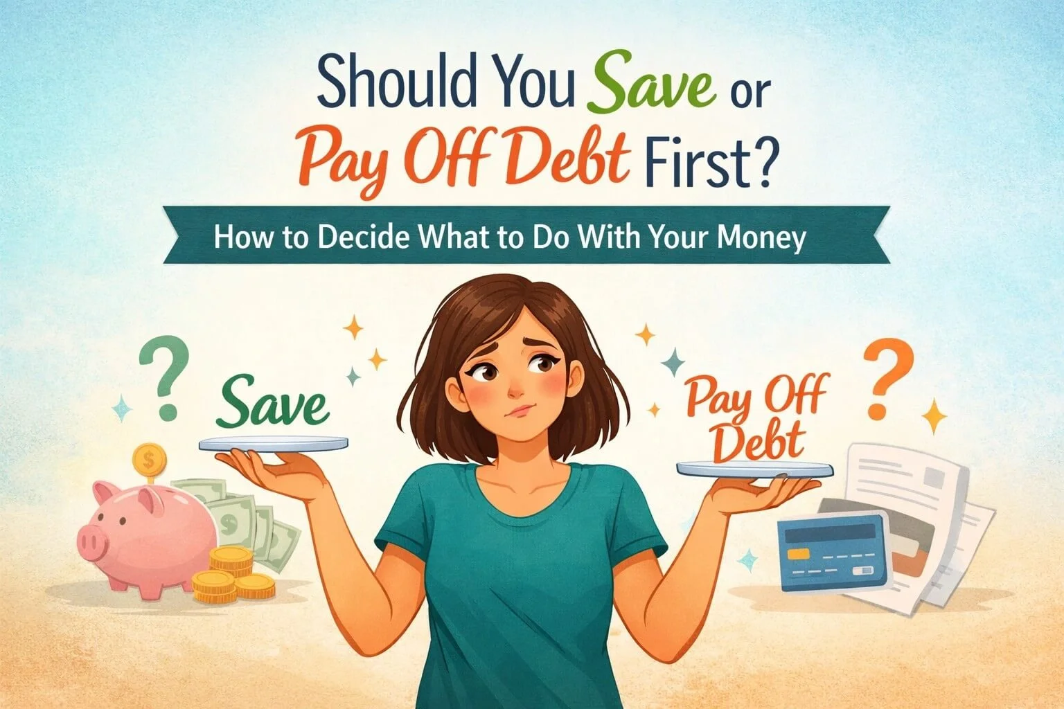 Should You Save or Pay Off Debt First?