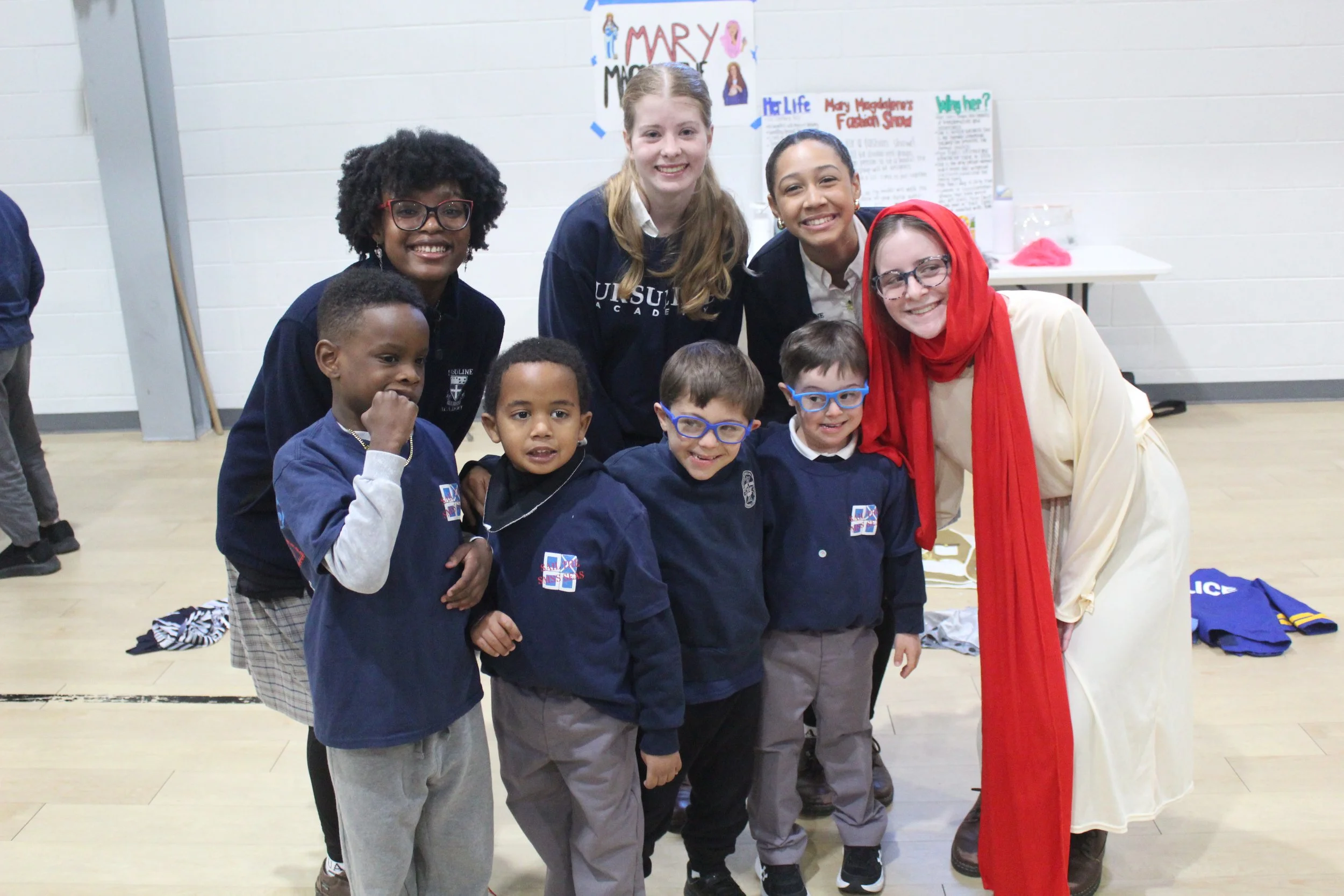 Ursuline Academy Students Serve Across New Orleans for St. Angela’s Feast Day