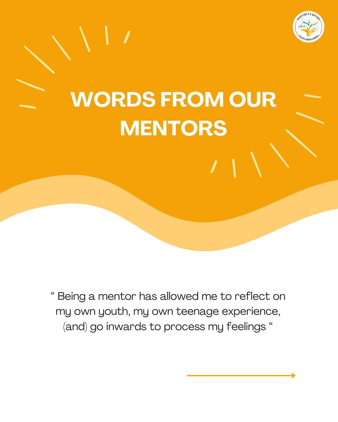 Lovely words from our mentors about their experience supporting rural youth through our program 🌟

We are so grateful for the generosity of all of our volunteers who gift a little of their time each week to make a difference.

#wbym #volunteering #v