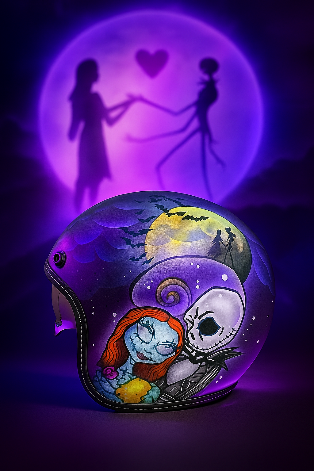 20250822_1458_Purple Lit Helmet_remix_01k38cdyb4f33b17pbavb910y3.png