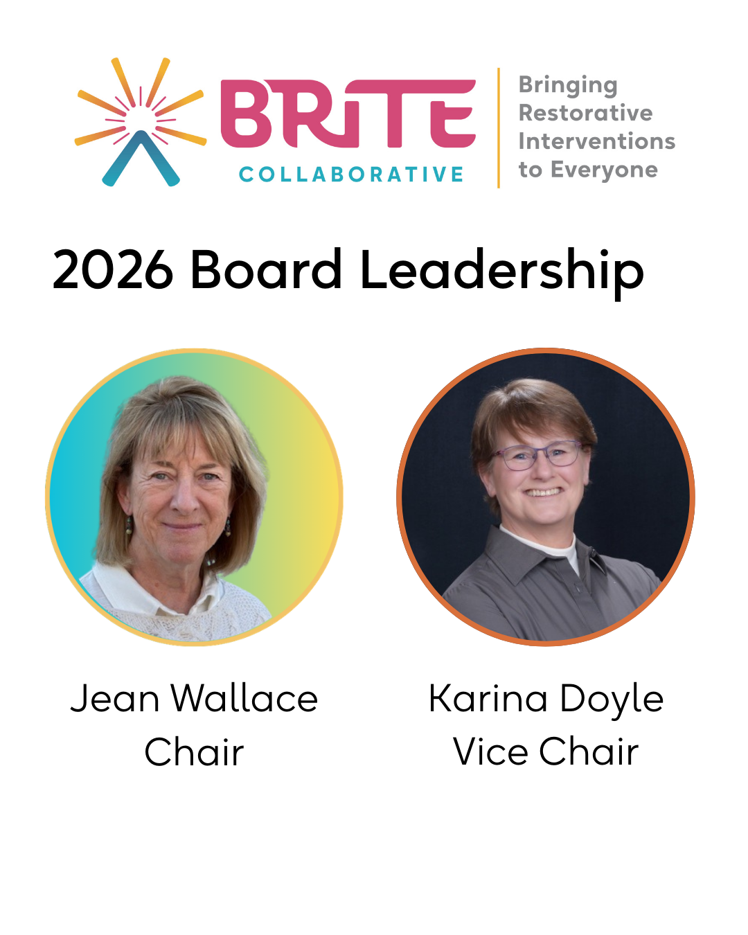 New Board Leadership - Spring 2026