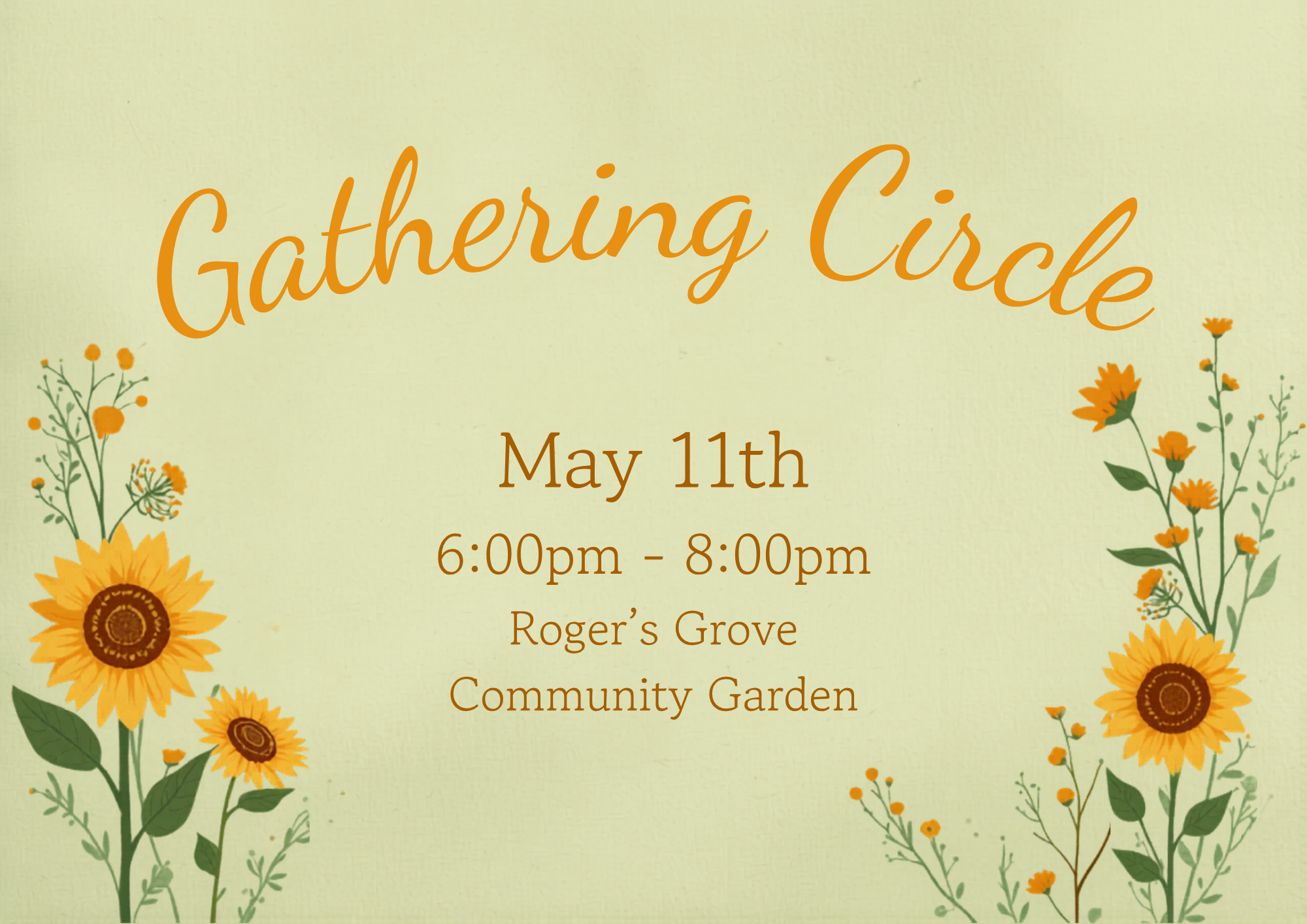 May Gathering Circle