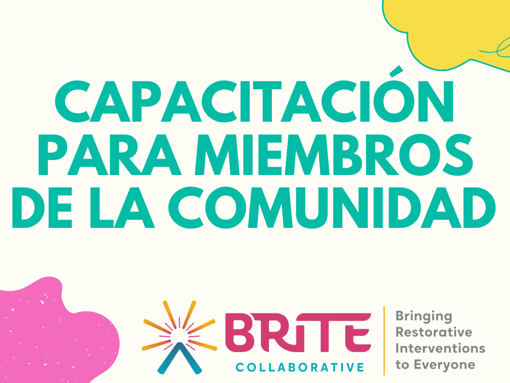 Capacitación de Miembros de la Comunidad