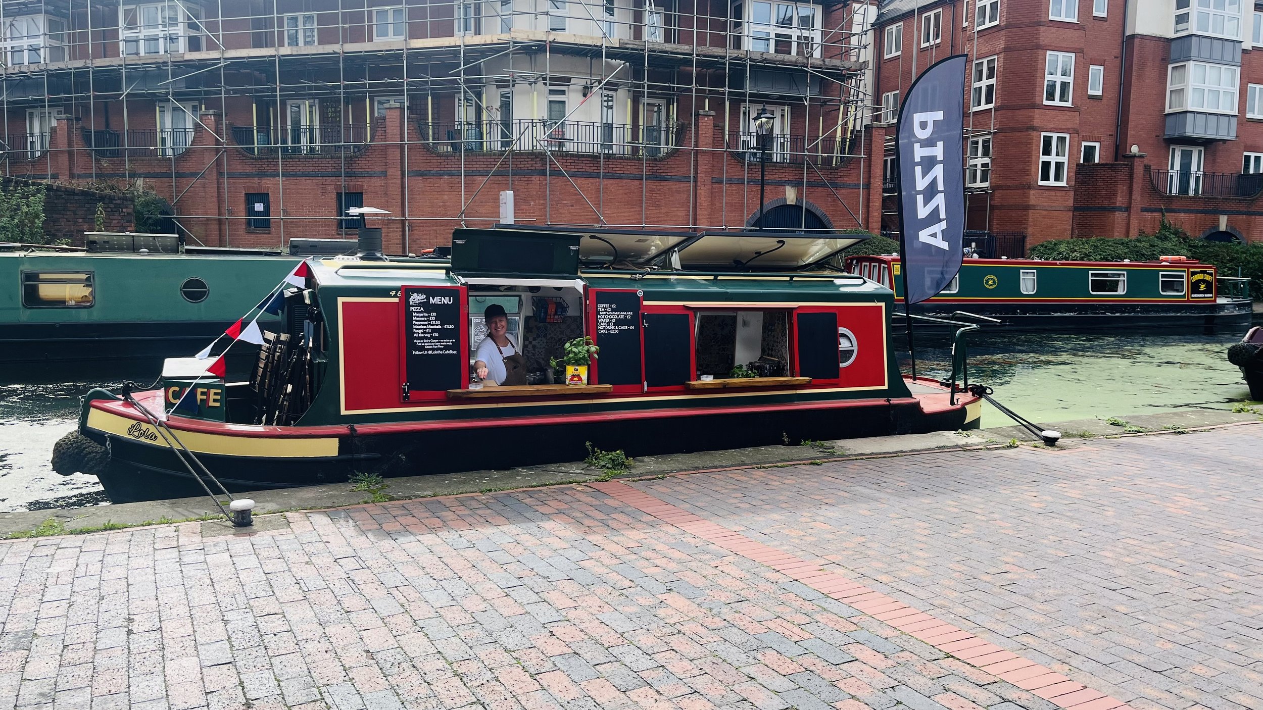 All kitted out and ready to go on our opening weekend following a total gut of the inside of the boat.