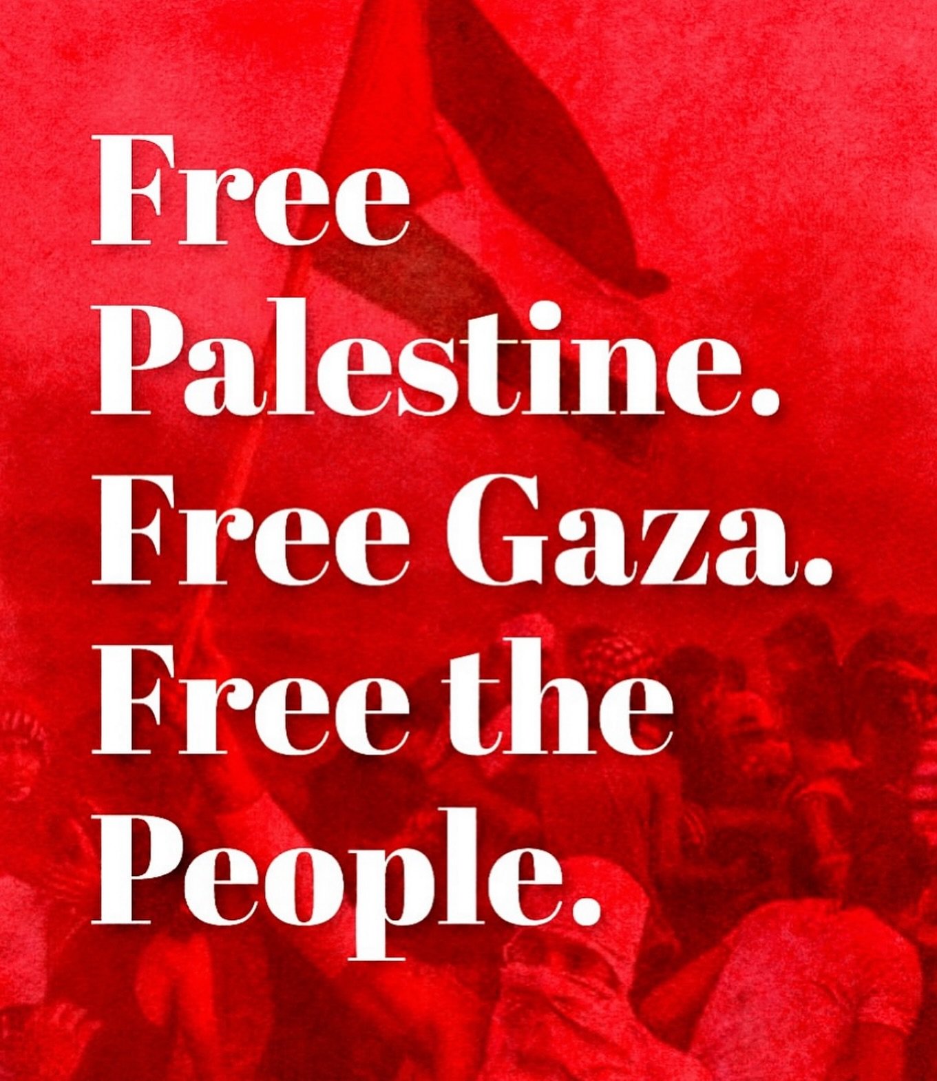 What would happen if we all woke up tomorrow and decided not to go to work, not to keep feeding the machine and everyone came to a standstill in protest. 
Time to bring the power back to the people #freepalastine🇵🇸 #freethepeople