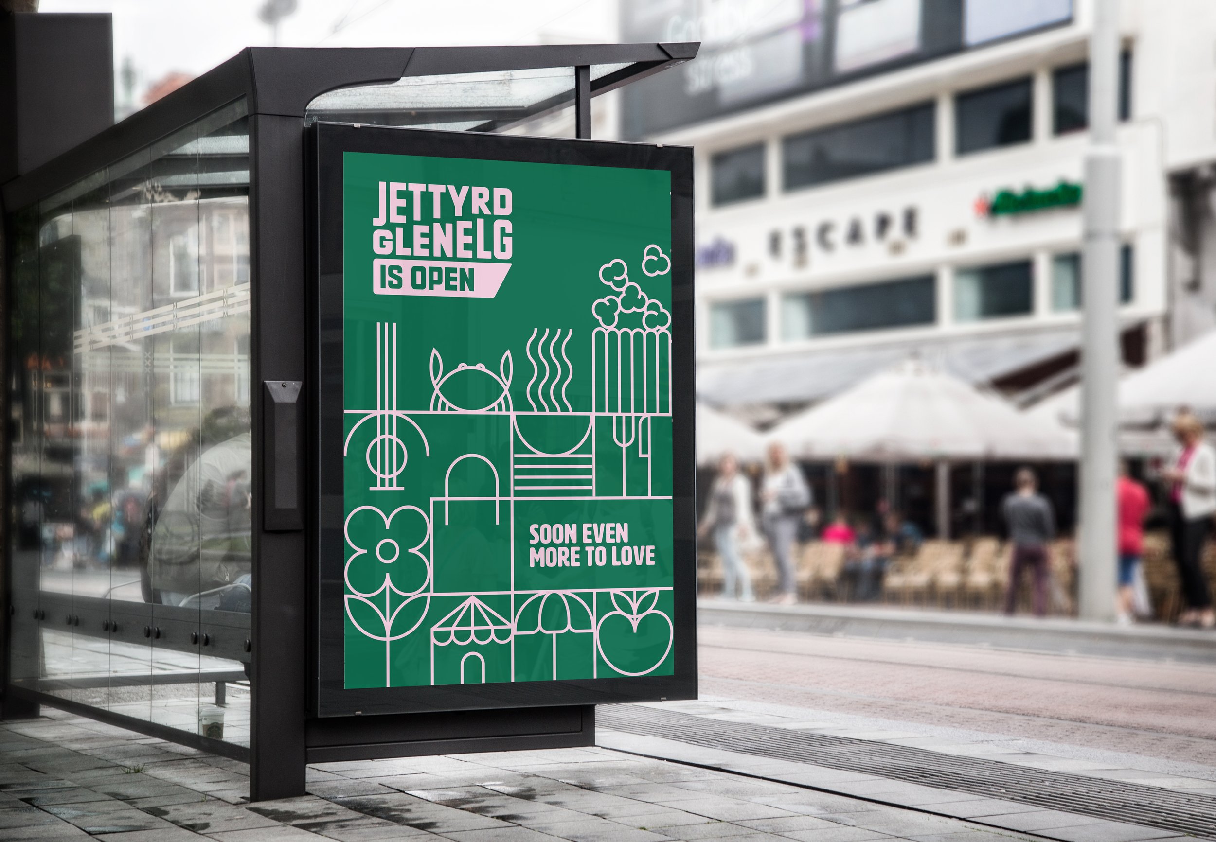 Jetty Road Glenelg IS OPEN Campaign