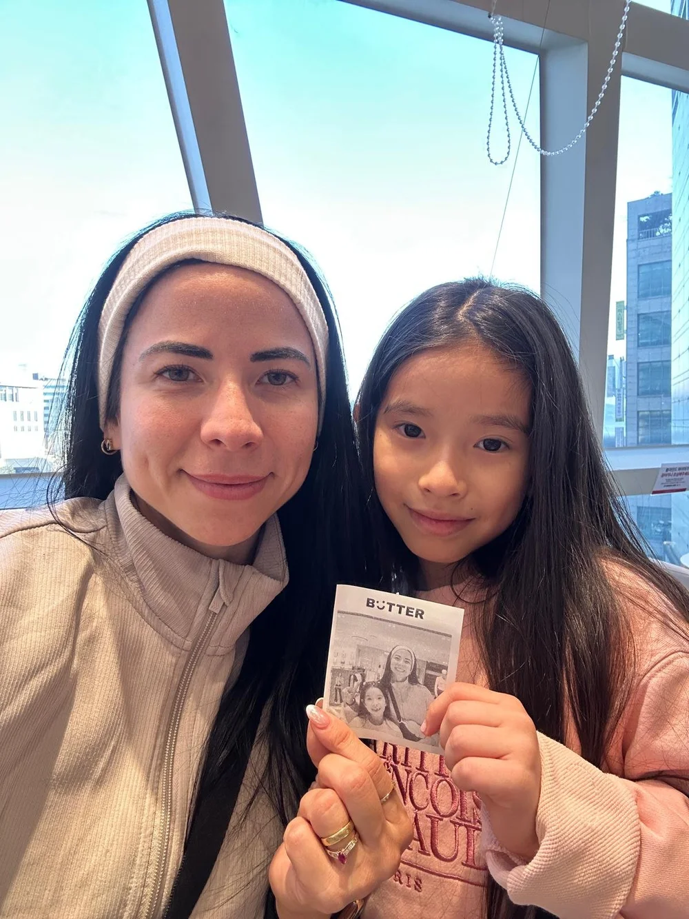 Pictured: Fiorella with her children on a family vacation.