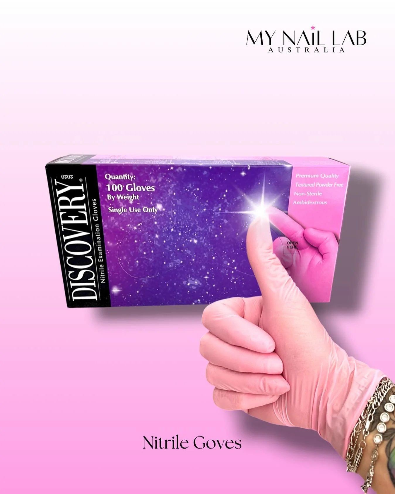 Because who doesn&rsquo;t love Pink 💗 Nitrile textured Gloves #nailtechsuppliesaustralia #aussienailsupplies