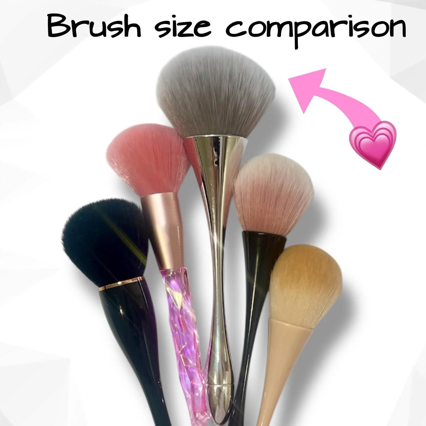 What to see our fluffy dust brushes up close&hellip; this is a great comparison 💗 mynailLAB.com.au #nailsuppliesaustralia #aussienailsupplies #acrylicnailsupply