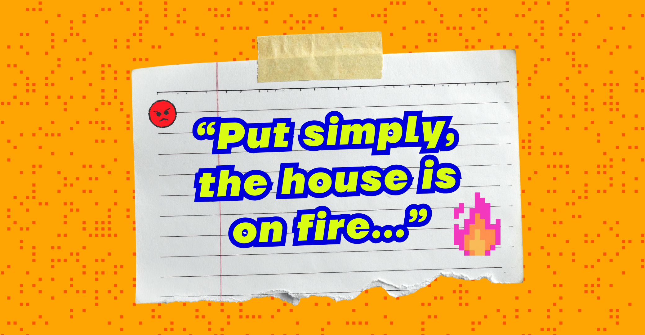 We are letting the 20% divide us