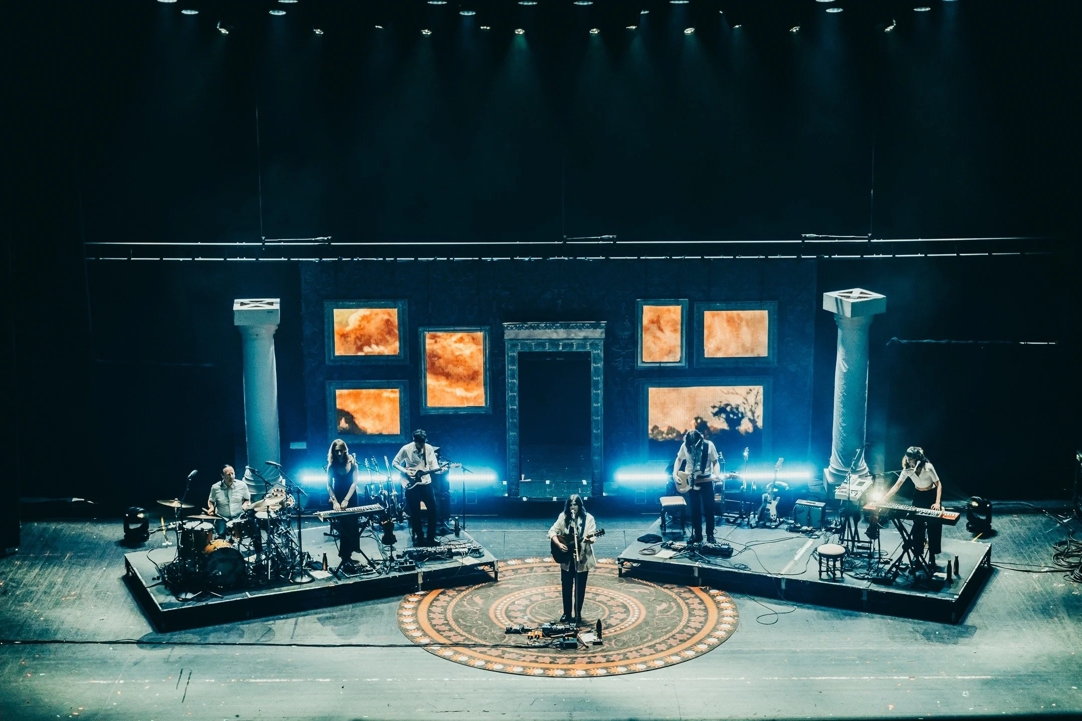 Bringing the living room to the stage for @lucydacus current tour. Fantastic photos from the talented @saladjockey