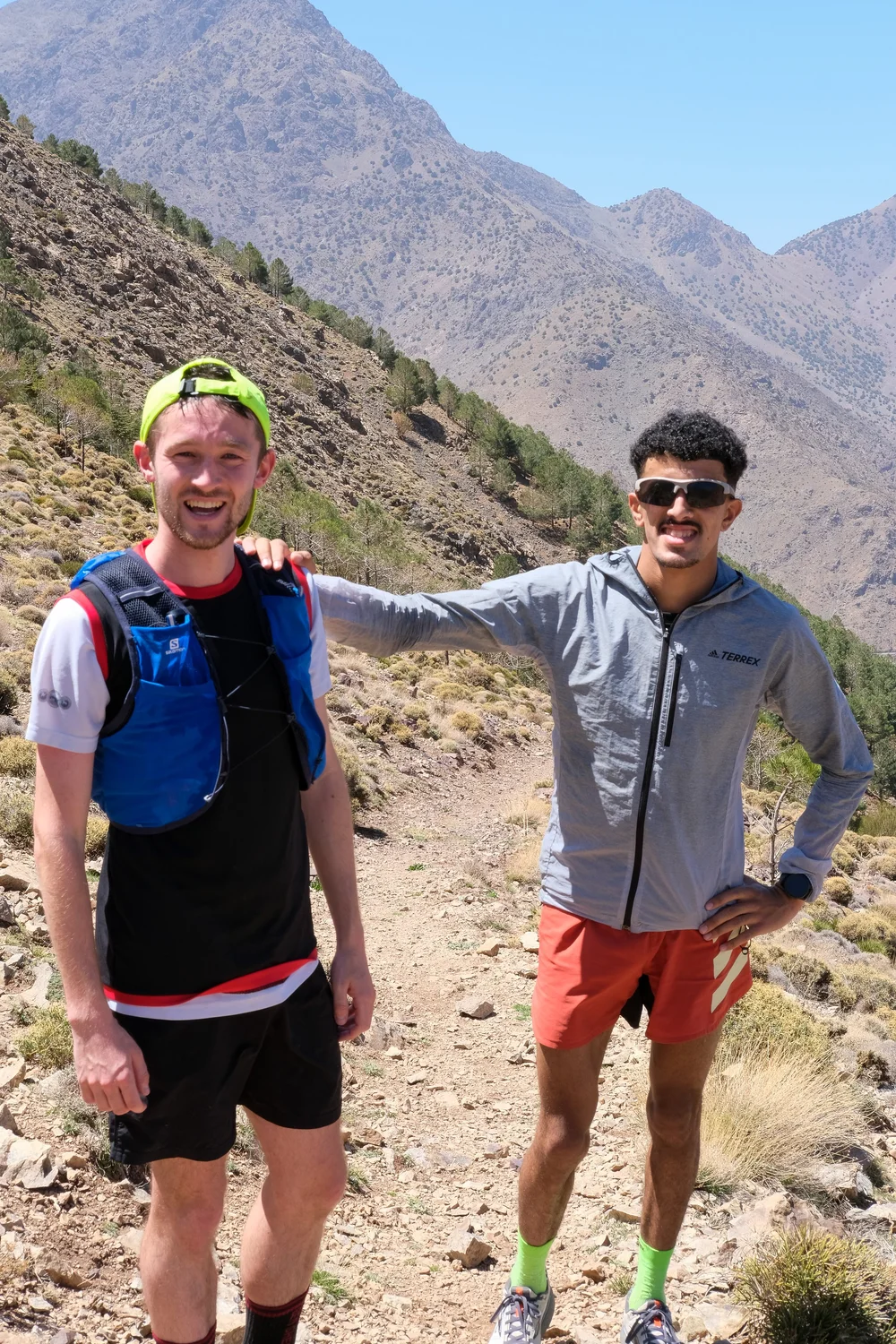 Trail running in the High Atlas, Morocco