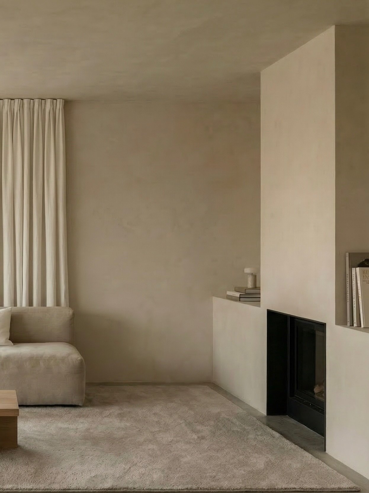 Voorontwerp voor de renovatie van een eengezinswoning in de Kempen. De houthaard wordt de centerpiece van de woning waarbij we hebben geprobeerd de ruimte en het maatwerk rond de haard zo vorm te geven dat deze zoveel mogelijk rust en visuele harmoni