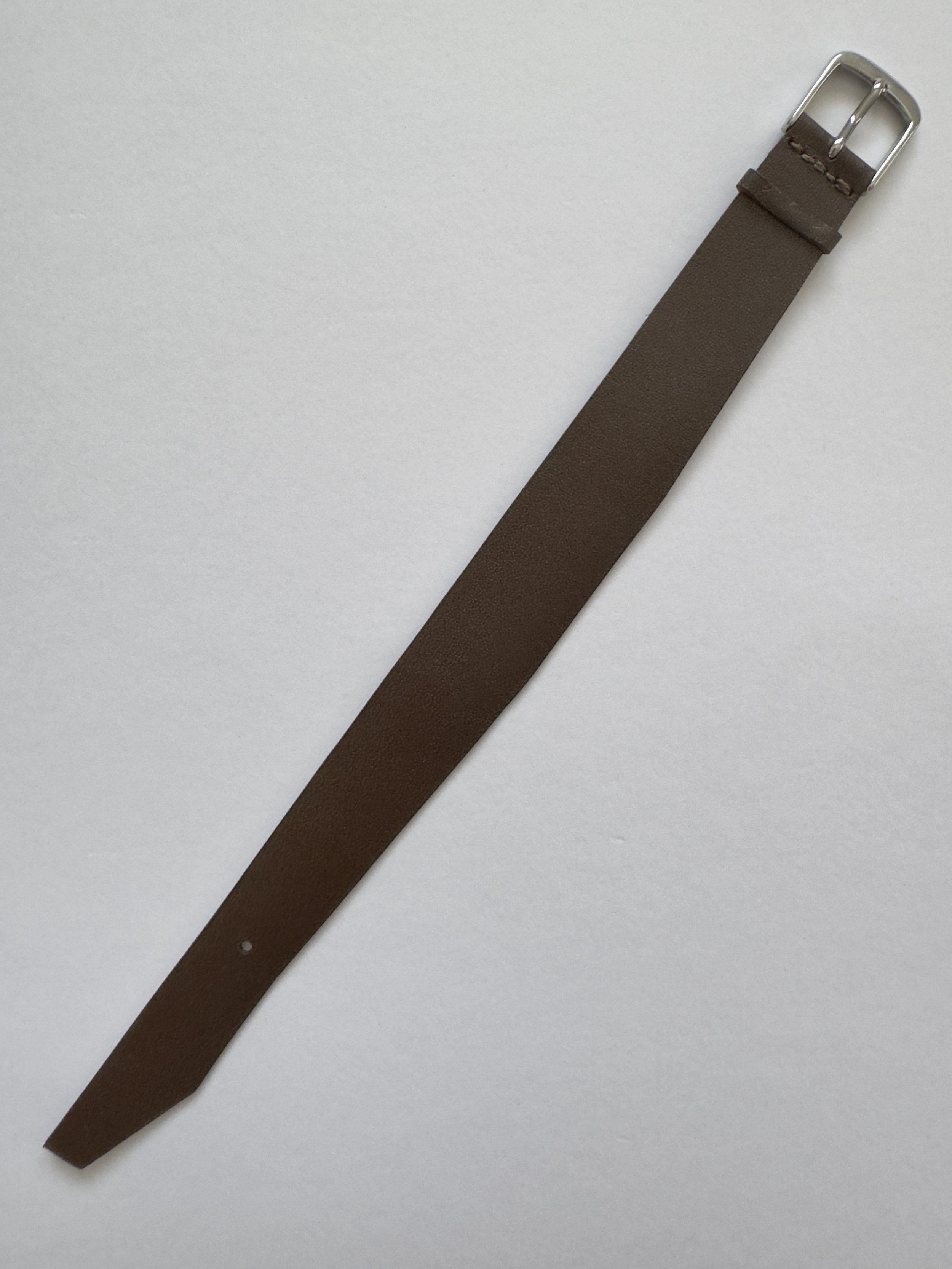 Dark Brown Asymmetric Watch Strap