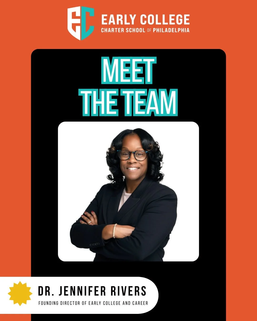Meet Dr. Jennifer Rivers, our Founding Director of Early College and Career.

Her work is grounded in one belief: every student deserves access to real opportunities and a clear path forward.

Swipe to learn more about what drives Dr. Rivers and what