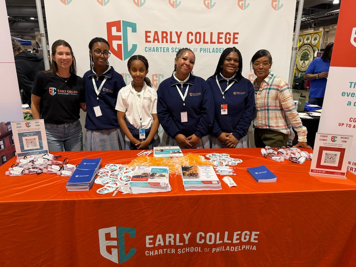 We had a great time at the K-12 Philly School Fair! 🏫

Our Early College staff and student ambassadors spent the day meeting families from across Philadelphia, answering questions and sharing what it&rsquo;s like to be part of our founding school co