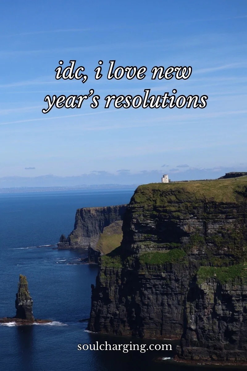 idc, i love new     years resolutions!