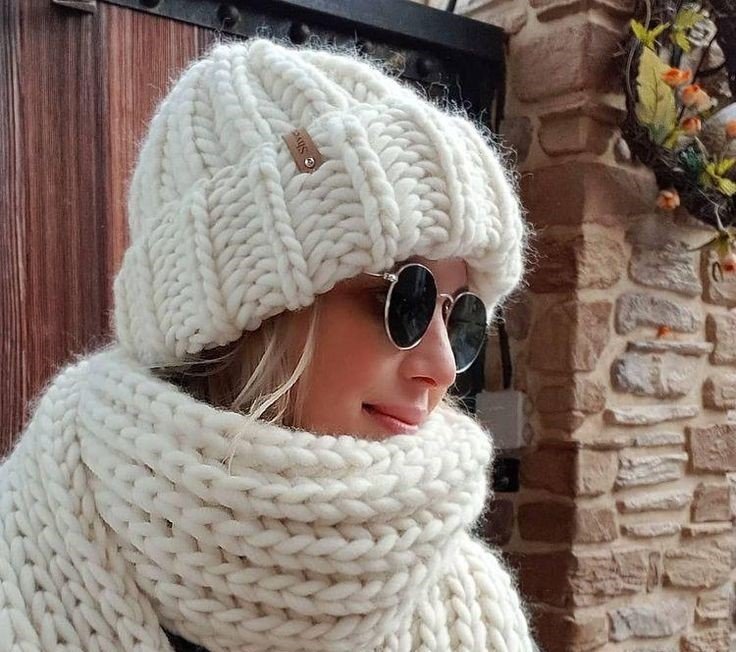 Ensemble Bonnet & Écharpe longue