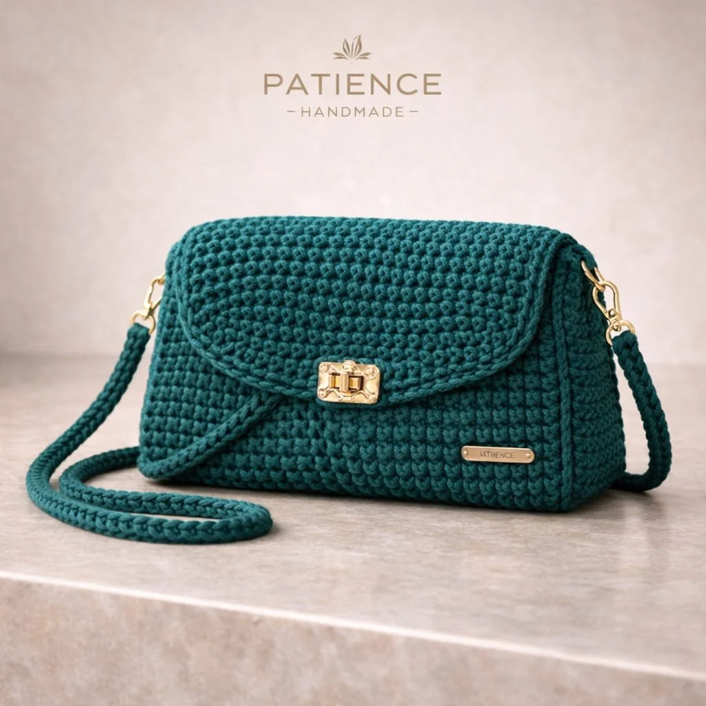 Pochette Émeraude | Crochet